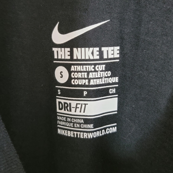 Nike | Black There Is No Finish Line Gradient Graphic Muscle Tank Top Size Small - Picture 3 of 4